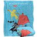 DC LEAGUE OF SUPER PETS Silky Touch Super Zachte Sprei Deken 152 x 127 cm