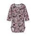 NAME IT BABY gebloemde romper - lila/paars