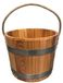 Seau de sauna en mélèze avec scellage hygiénique
