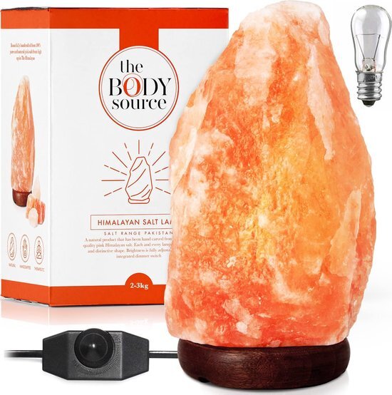 Lexium Zoutlamp - Zoutlamp Himalayazout - Zoutlampen - Zoutlamp Nachtlampje - Zout Lamp - Zoutlampje - 5-7KG