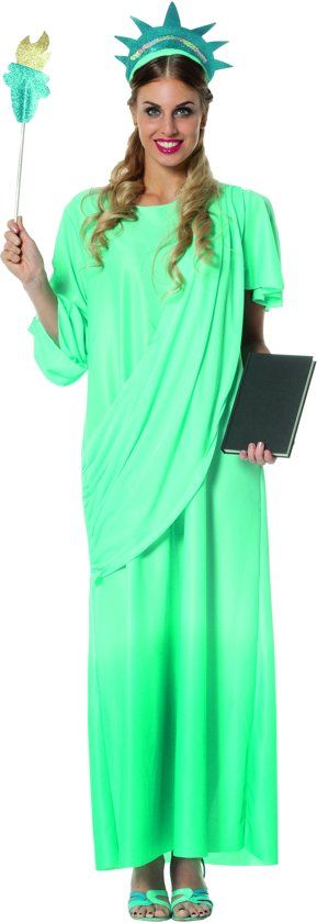 Feestbeest.nl Liberty lady jurk voor dame - 8714438687451