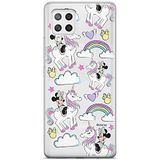 ERT GROUP mobiel telefoonhoesje voor Samsung A42 5G origineel en officieel erkend Disney patroon Minnie 037 optimaal aangepast aan de vorm van de mobiele telefoon, gedeeltelijk bedrukt