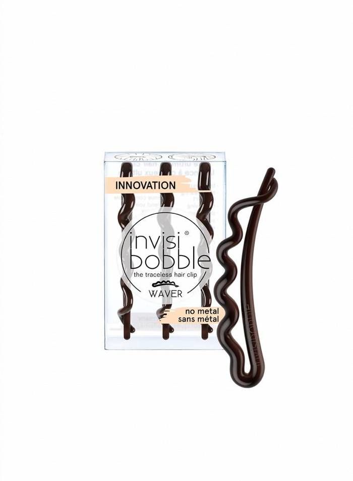 Invisibobble Waver - Pretty Dark - 3 Haarclips - Bruin