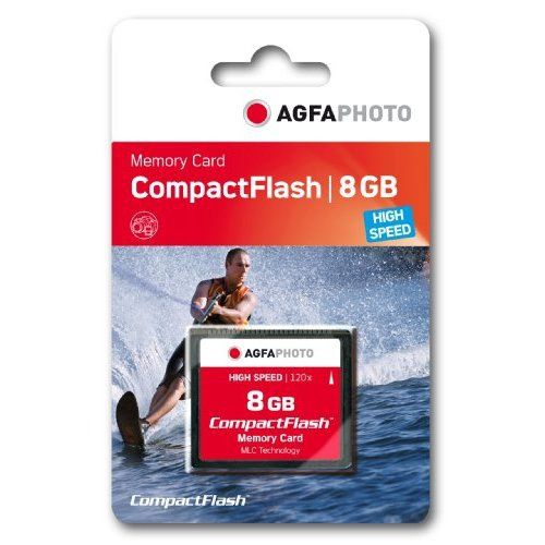 AgfaPhoto Compact Flash 8GB - CompactFlash - Black