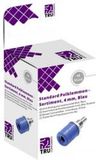 TRU COMPONENTS Assortiment laboratoriumconnectoren Bus, inbouw verticaal Blauw 10 stuk(s)