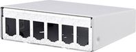 METZ CONNECT 130861-0602-E 6 poorten Netwerkpatchpaneel Zonder connectoren 1 HE Niet ingericht