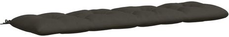 vidaXL Bankkussen VIANEN 100% Polyester Antraciet 190 x 50 x 12 cm