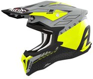 Airoh Strycker Skin Geel Mat Crosshelm - Helm