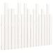 VidaXL Hoofdbord Wandmontage Grenenhout Wit 108x3x80 cm