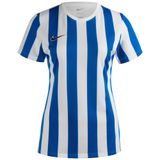 Nike Dames Short Sleeve Top W Nk Df Strp Dvsn Iv Jsy Ss, Bianco/Royal Blu/Nero, CW3816-102, S