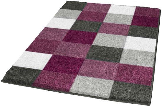 KLEINE WOLKE Badmat Caro Roze 70x120cm