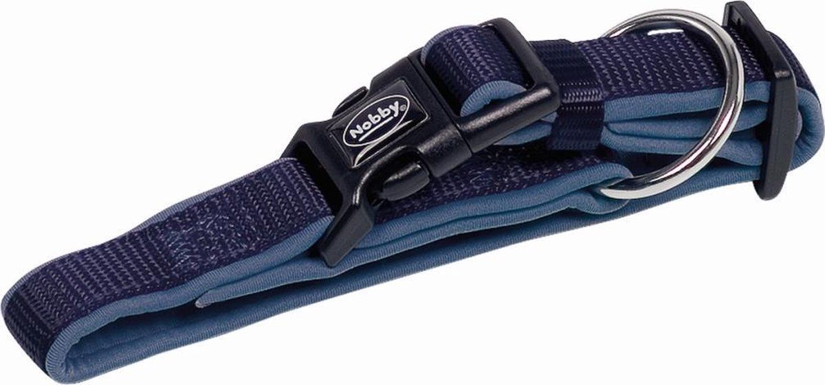 Nobby halsband classic preno - blauw - 25-35 cm