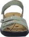 Josef Seibel Ibiza 86 Dames Platte Sandalen Leer Mint Maat 42