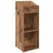 vidaXL Platenkast Oud hout 36 x 36 x 95,5 cm Bewerkt hout