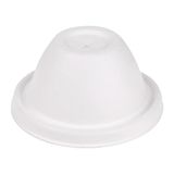 50 Bionic 50 stuks - deksel voor glazen met een diameter van 9 cm 'Bionic' 9 x 4,5 cm, wit