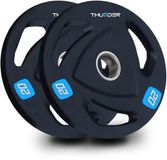 THUNDER® SELLBEST SPÓŁKA Z OGRANICZONĄ ODPOWIEDZIALNOŚCIĄ Ovengewichtenset 40kg Olympic 51mm met handgrepen