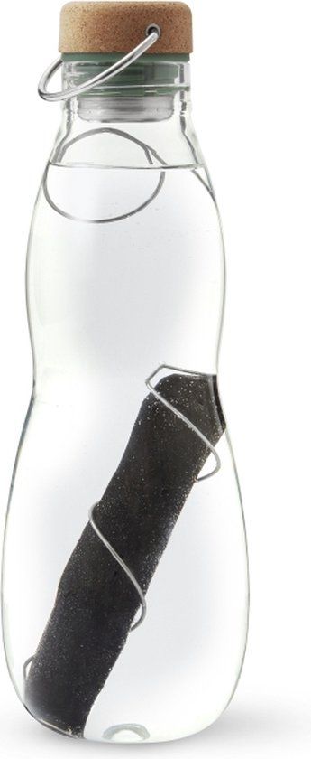 Black+Blum Eau Good Glazen Waterfles - 650ml - Groen | Transparant