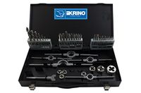 Krino 17020500 set 43 delen mazen en bloemen HSS M 3÷12, staal