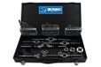 Krino 17020500 set 43 delen mazen en bloemen HSS M 3÷12, staal