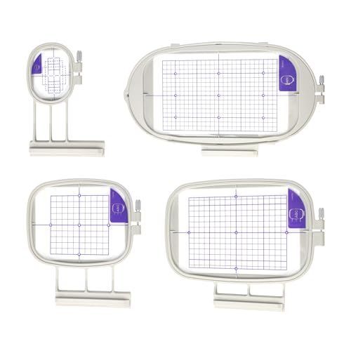Sew Tech Borduurwerk Hoops voor Brother Innovis NQ1600E NQ1400E NQ3600D Droom Machine 2 VE2200 4000D 1500D V7 V5 VM5200 Babylock Borduurmachine Hoop (4in1-B Set)