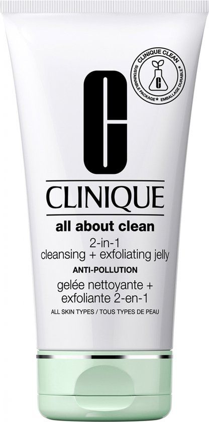 Clinique All About Clean 2-in-1 Cleansing + Exfoliating Jelly - 150ml