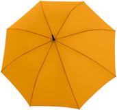 Knirps Timber Stick Automatic Curcuma donkergeel paraplu
