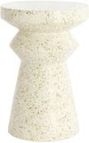 Light & Living Bijzettafel Sella - Wit - Ø32x47cm - Bohemian