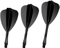 Winmau Fusion Arrow Black - Dart Flights