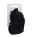 Solida Scrunchie noir élastique pour cheveux