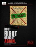 Do It Right or Do It Again: Large Lined Notebook