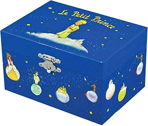 Trousselier - De kleine Prinz Saint Exupery - Schatkist - Muziekdoos - Koningsblauw