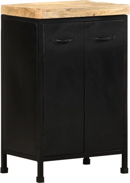vidaXL Dressoir 47x35x76 cm ruw mangohout