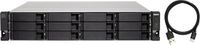 QNAP TL-R1200C-RP behuizing voor opslagstations HDD-/SSD-behuizing Zwart, Grijs 2.5/3.5"