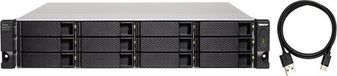 QNAP TL-R1200C-RP behuizing voor opslagstations HDD-/SSD-behuizing Zwart, Grijs 2.5/3.5"
