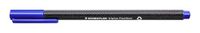 Staedtler Triplus Fineliner 334 SB10 Tips Desktop Doos Standaard verpakking Pack of 10 Blauw