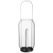ERNST Lanterne pour bougie Ernst 40 cm Noir