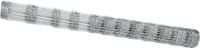 vidaXL Weidehekwerk Composiet Hardhout Zilver Verticaal Recht 1.4 cm
