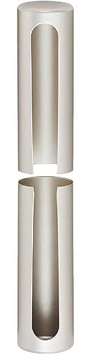 cyclingcolors 2 x afdekkap scharnier raam deur bussen kunststof buisafdekking 20 mm wit lengte 118 mm kunststof