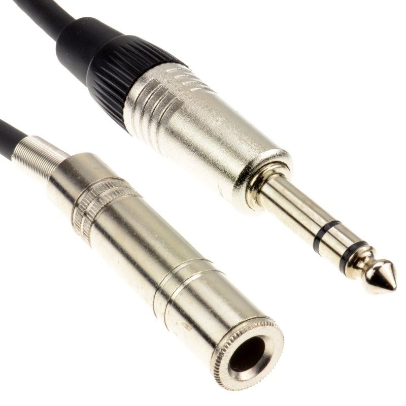 kenable 6.35mm Audio Cable - 3m - Black