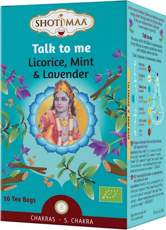 Shoti Maa Munt, Zoethout & Lavendel Thee BIO - 16 zakjes