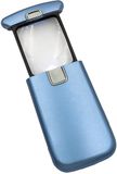 Wedo Lucina vergrootglas met LED-verlichting, blauw, 3× vergroting