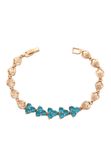 NAEMI Armband 14 karaat goud Ros 17.50 cm Vrouwen