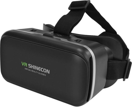 VR SHINECON IMAX Screen Virtual Reality Bril - 4 tot 6 inch smartphones - Black
