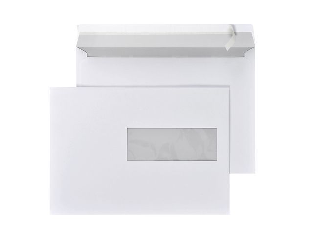 Staples Venster envelop - EA5 - 156 x 220 mm - 80 g/m² - venster rechts