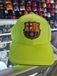 FC Barcelona Casquette, Barça CROSS, taille réglable, Jaune Fluor, Polyester/Coton, Adulte