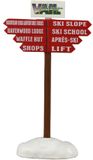 Lemax Ski Slope Sign