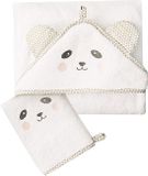 Vertbaudet Babybadcape met capuchon en geborduurde dieren