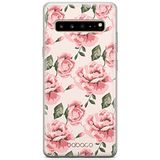 ERT GROUP Telefoonhoes voor Samsung S10 5G origineel en officieel gelicentieerd Babaco patroon Fruits and Flowers 013 optimaal aangepast aan de vorm van de mobiele telefoon, hoes van TPU