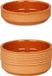 La Dehesa Tapas / Creme brulee schaaltjes - 8x stuks - terracotta/bruin - 16 x 4 cm - serveerschaaltjes - hapjes - voedsel
