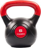 Toorx PVC Kettlebell - 6 kg - Rood/Zwart